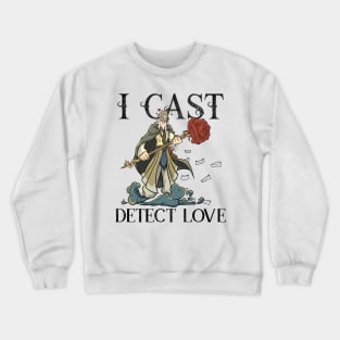 Roleplaying RPG Valentines Day TableTop Wizard Couple Gift Crewneck Sweatshirt